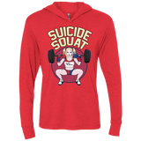 T-Shirts Vintage Red / X-Small Suicide Squat Triblend Long Sleeve Hoodie Tee