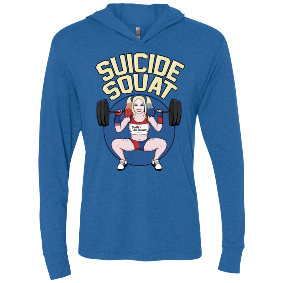T-Shirts Vintage Royal / X-Small Suicide Squat Triblend Long Sleeve Hoodie Tee