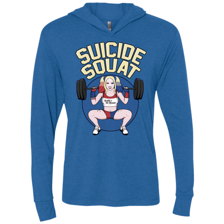 T-Shirts Vintage Royal / X-Small Suicide Squat Triblend Long Sleeve Hoodie Tee