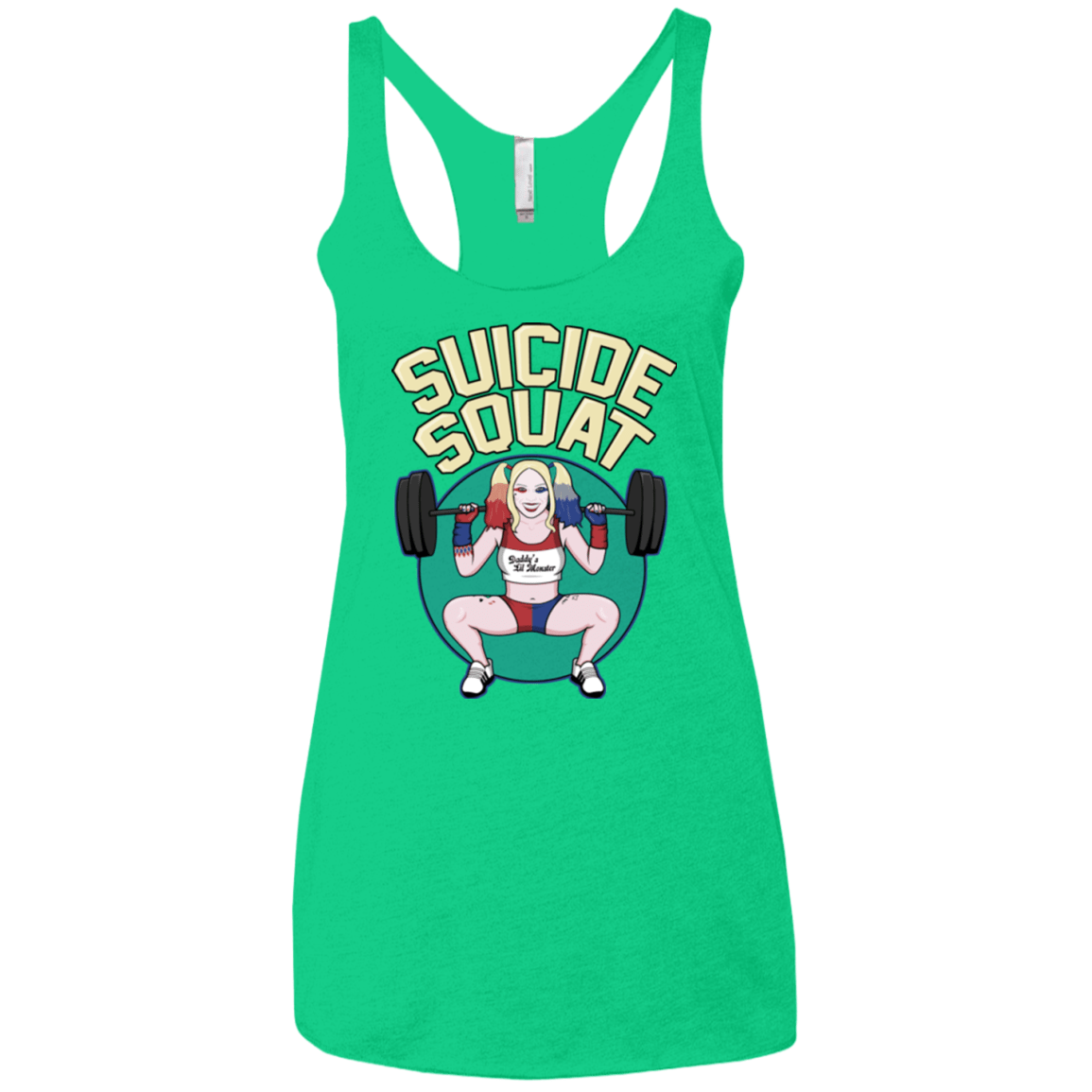 T-Shirts Envy / X-Small Suicide Squat Women's Triblend Racerback Tank
