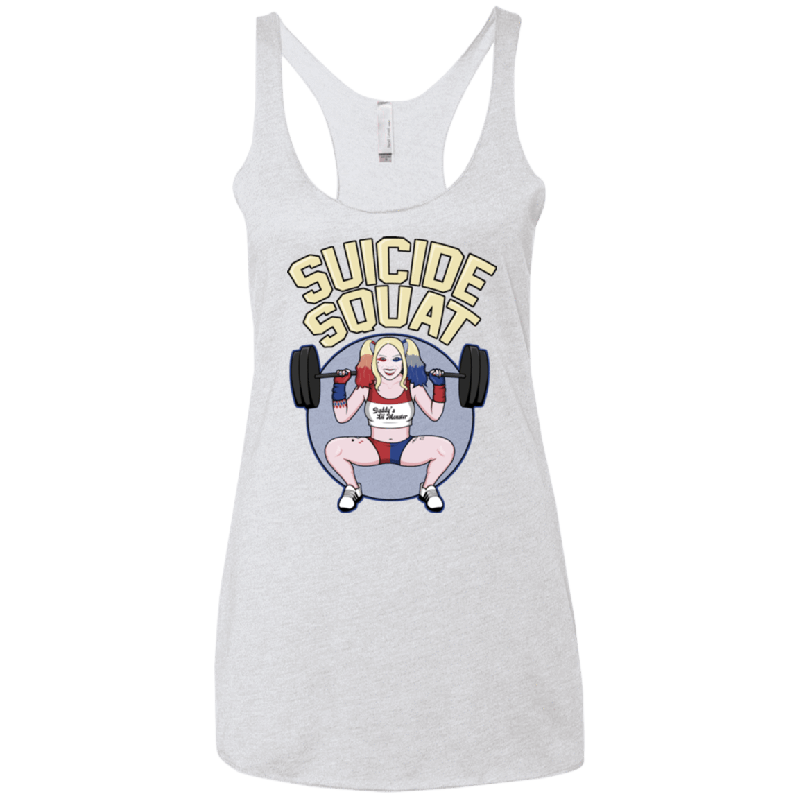 T-Shirts Heather White / X-Small Suicide Squat Women's Triblend Racerback Tank