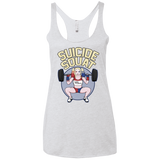 T-Shirts Heather White / X-Small Suicide Squat Women's Triblend Racerback Tank