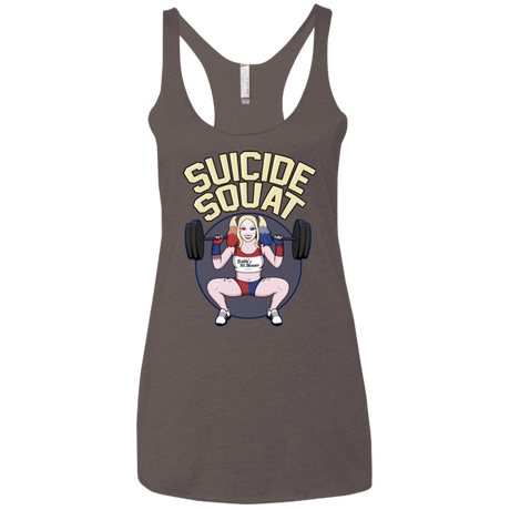 T-Shirts Macchiato / X-Small Suicide Squat Women's Triblend Racerback Tank