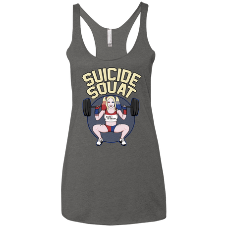 T-Shirts Premium Heather / X-Small Suicide Squat Women's Triblend Racerback Tank