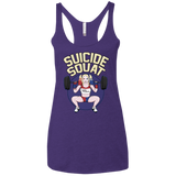 T-Shirts Purple / X-Small Suicide Squat Women's Triblend Racerback Tank
