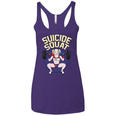 T-Shirts Purple / X-Small Suicide Squat Women's Triblend Racerback Tank