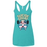 T-Shirts Tahiti Blue / X-Small Suicide Squat Women's Triblend Racerback Tank