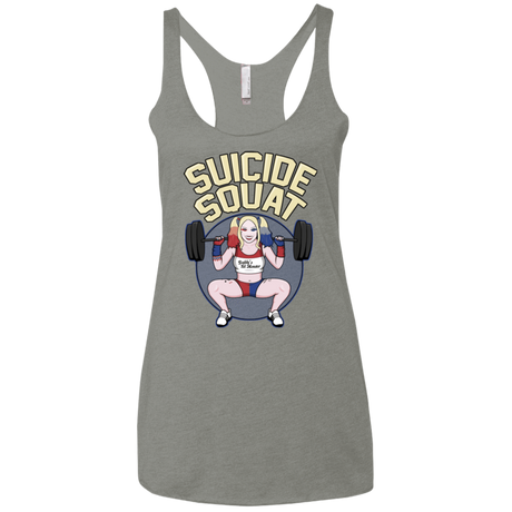 T-Shirts Venetian Grey / X-Small Suicide Squat Women's Triblend Racerback Tank