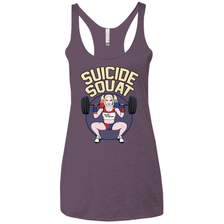 T-Shirts Vintage Purple / X-Small Suicide Squat Women's Triblend Racerback Tank