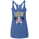 T-Shirts Vintage Royal / X-Small Suicide Squat Women's Triblend Racerback Tank