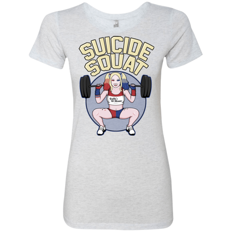 T-Shirts Heather White / Small Suicide Squat Women's Triblend T-Shirt