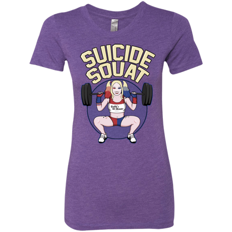 T-Shirts Purple Rush / Small Suicide Squat Women's Triblend T-Shirt