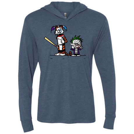 T-Shirts Indigo / X-Small Suicide Tandem Triblend Long Sleeve Hoodie Tee