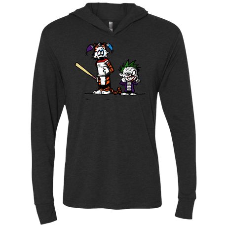 T-Shirts Vintage Black / X-Small Suicide Tandem Triblend Long Sleeve Hoodie Tee