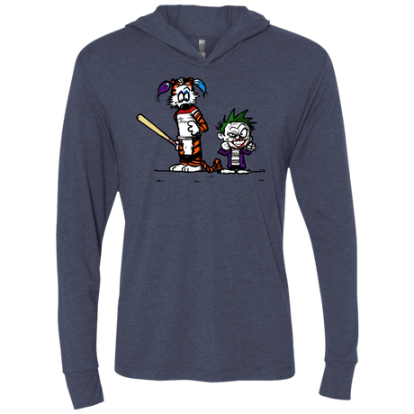 T-Shirts Vintage Navy / X-Small Suicide Tandem Triblend Long Sleeve Hoodie Tee