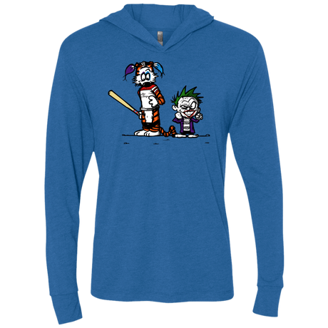 T-Shirts Vintage Royal / X-Small Suicide Tandem Triblend Long Sleeve Hoodie Tee