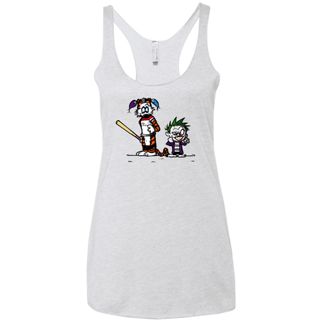 T-Shirts Heather White / X-Small Suicide Tandem Women's Triblend Racerback Tank
