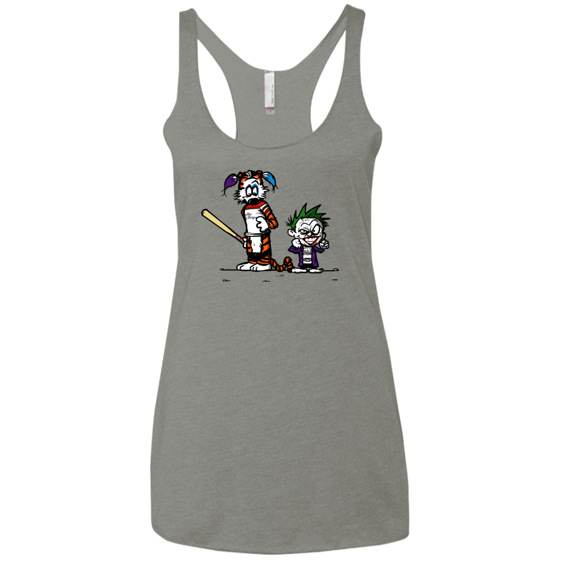 T-Shirts Venetian Grey / X-Small Suicide Tandem Women's Triblend Racerback Tank