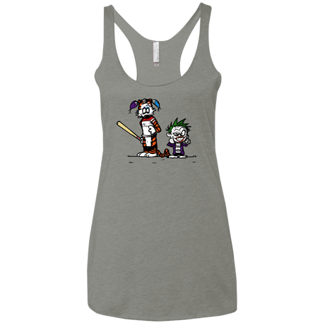T-Shirts Venetian Grey / X-Small Suicide Tandem Women's Triblend Racerback Tank
