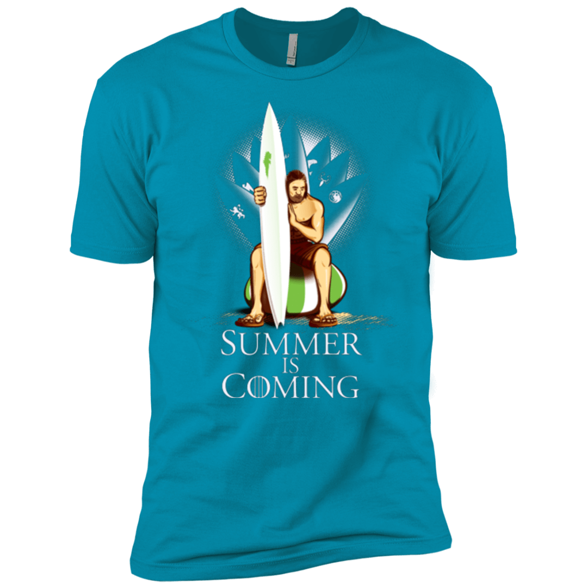 T-Shirts Turquoise / YXS Summer is Coming Boys Premium T-Shirt