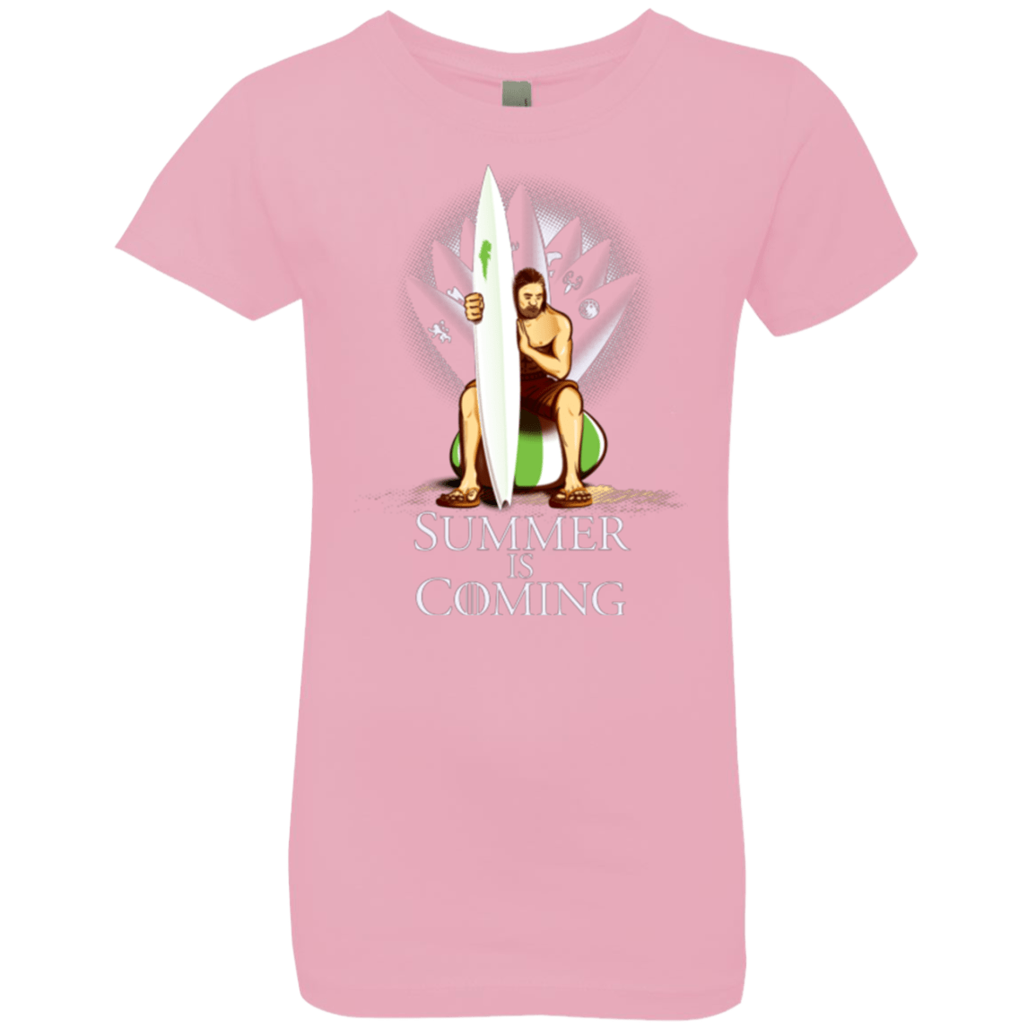 T-Shirts Light Pink / YXS Summer is Coming Girls Premium T-Shirt
