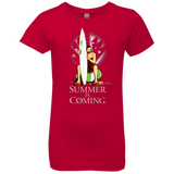 T-Shirts Red / YXS Summer is Coming Girls Premium T-Shirt