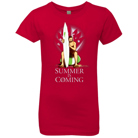T-Shirts Red / YXS Summer is Coming Girls Premium T-Shirt