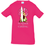 T-Shirts Hot Pink / 6 Months Summer is Coming Infant Premium T-Shirt
