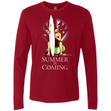 T-Shirts Cardinal / Small Summer is Coming Men's Premium Long Sleeve