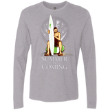 T-Shirts Heather Grey / Small Summer is Coming Men's Premium Long Sleeve