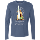 T-Shirts Indigo / Small Summer is Coming Men's Premium Long Sleeve