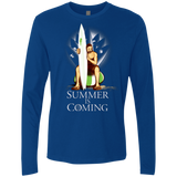 T-Shirts Royal / Small Summer is Coming Men's Premium Long Sleeve
