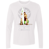 T-Shirts White / Small Summer is Coming Men's Premium Long Sleeve