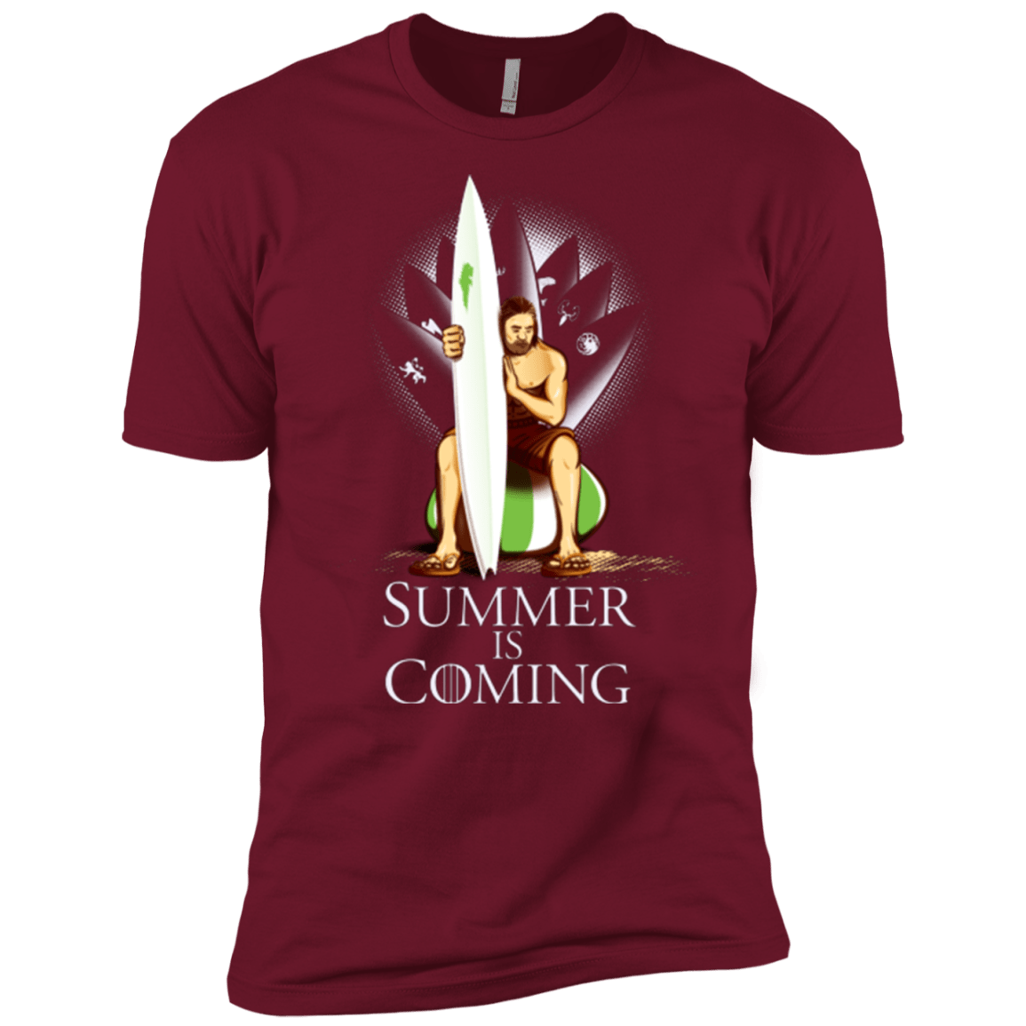 T-Shirts Cardinal / X-Small Summer is Coming Men's Premium T-Shirt