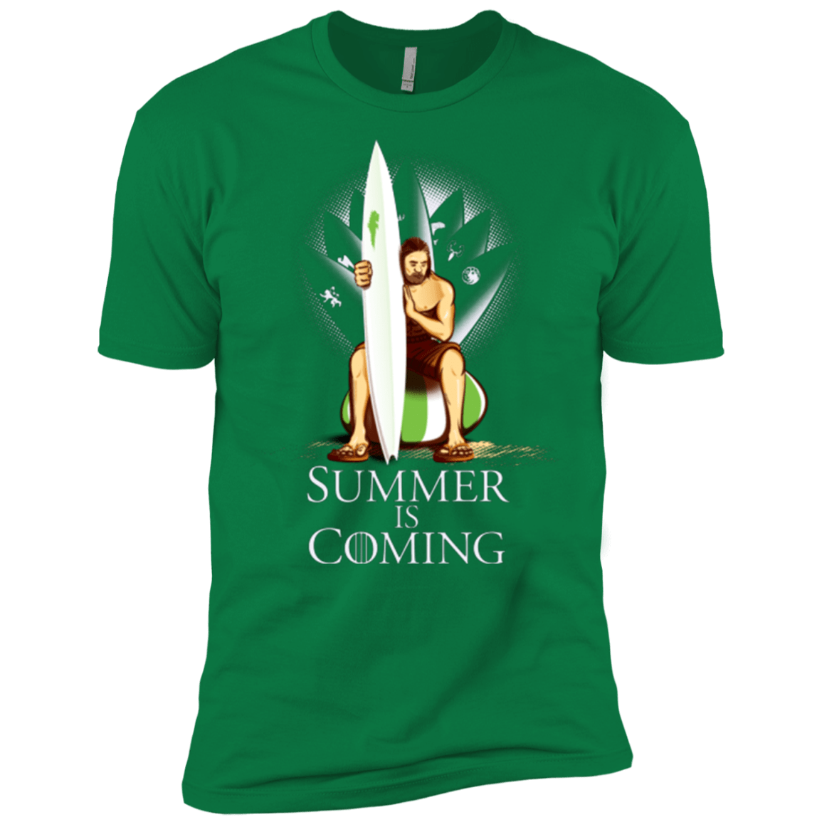 T-Shirts Kelly Green / X-Small Summer is Coming Men's Premium T-Shirt