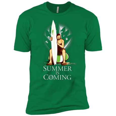 T-Shirts Kelly Green / X-Small Summer is Coming Men's Premium T-Shirt