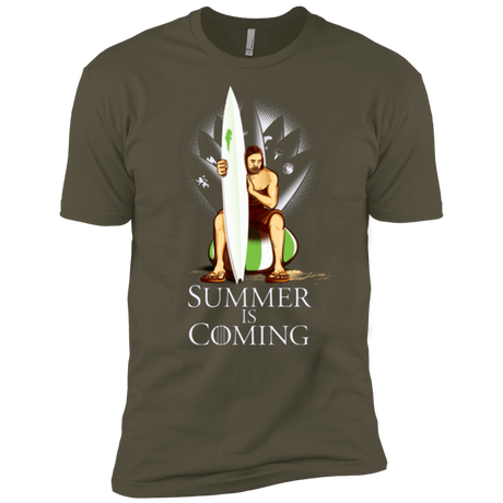 T-Shirts Military Green / X-Small Summer is Coming Men's Premium T-Shirt