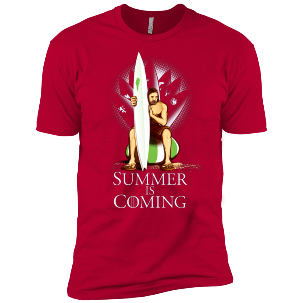 T-Shirts Red / X-Small Summer is Coming Men's Premium T-Shirt