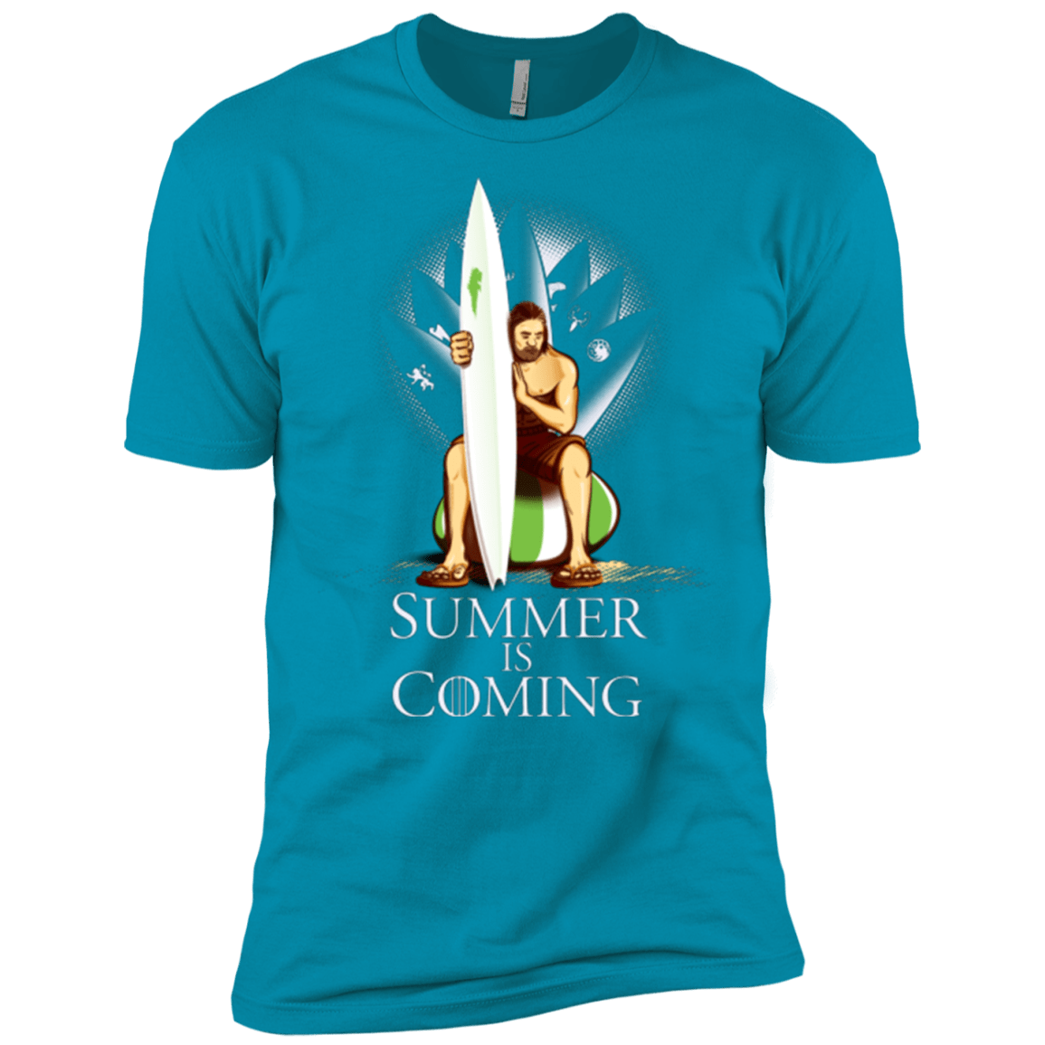 T-Shirts Turquoise / X-Small Summer is Coming Men's Premium T-Shirt