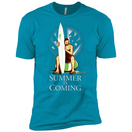 T-Shirts Turquoise / X-Small Summer is Coming Men's Premium T-Shirt