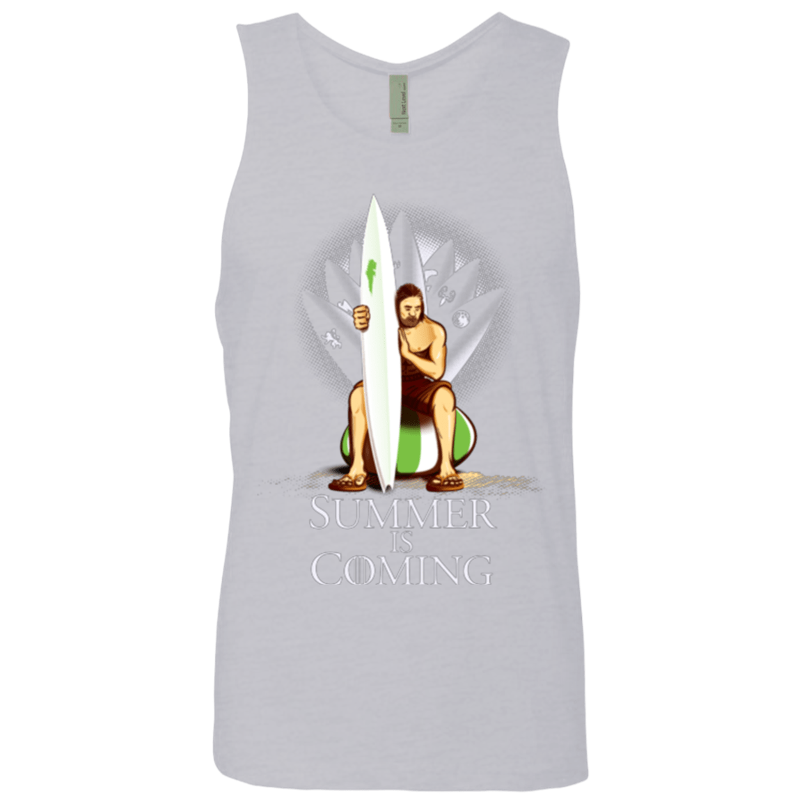 T-Shirts Heather Grey / Small Summer is Coming Men's Premium Tank Top