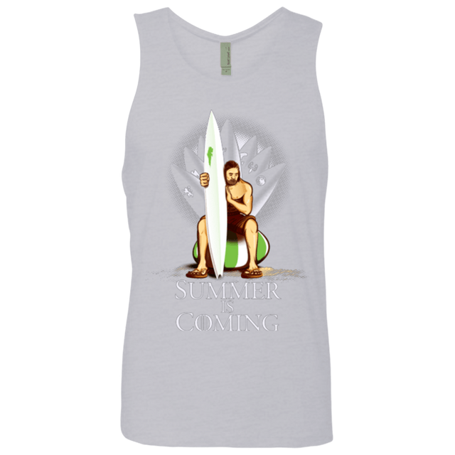 T-Shirts Heather Grey / Small Summer is Coming Men's Premium Tank Top