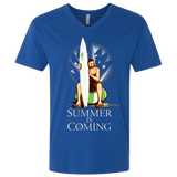 T-Shirts Royal / X-Small Summer is Coming Men's Premium V-Neck