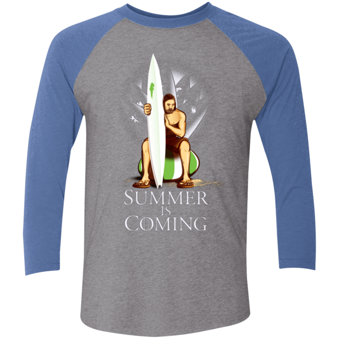 Summer is Coming Men's Triblend 3/4 Sleeve