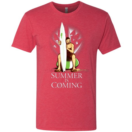 T-Shirts Vintage Red / Small Summer is Coming Men's Triblend T-Shirt