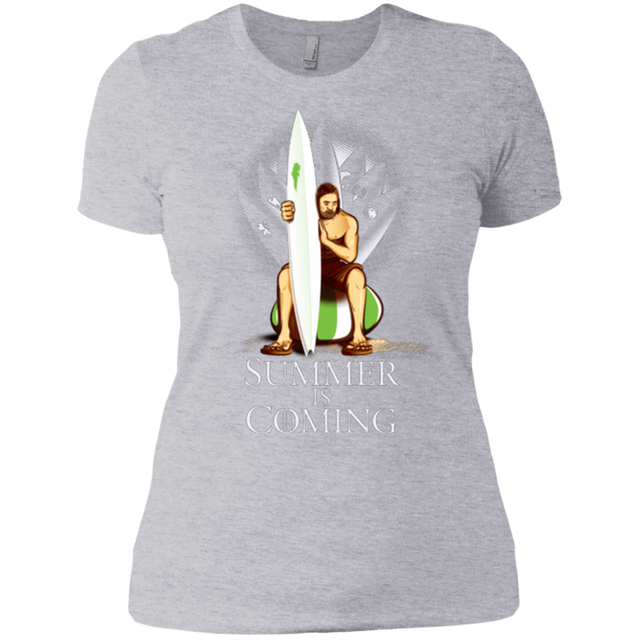 T-Shirts Heather Grey / X-Small Summer is Coming Women's Premium T-Shirt