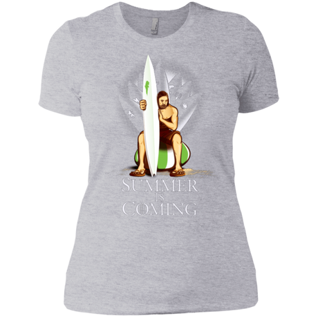 T-Shirts Heather Grey / X-Small Summer is Coming Women's Premium T-Shirt