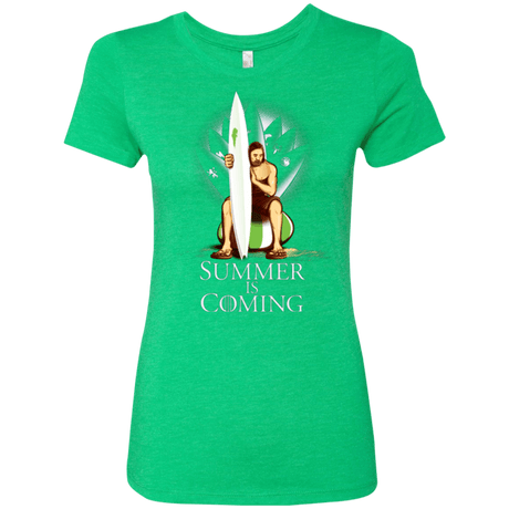 T-Shirts Envy / Small Summer is Coming Women's Triblend T-Shirt