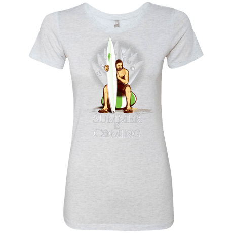 T-Shirts Heather White / Small Summer is Coming Women's Triblend T-Shirt