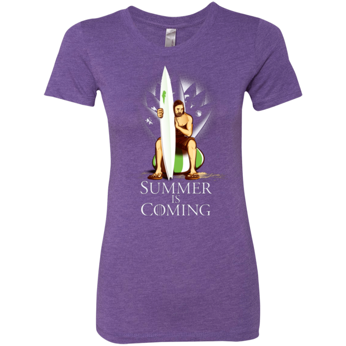 T-Shirts Purple Rush / Small Summer is Coming Women's Triblend T-Shirt